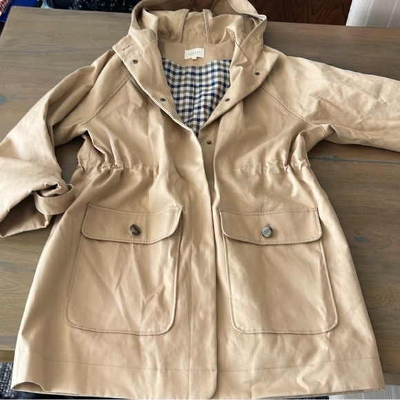 Sezane Women’s Hugo Parka Size 10 (42), Sand - Picture 6 of 10